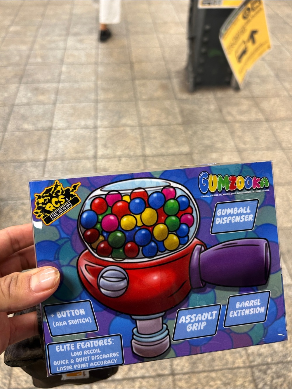 Kids Gumball Dispenser Toy - Red & Purple